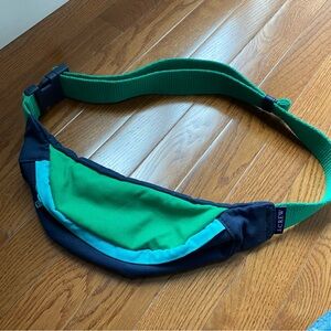 Jcrew blue/green belt bag/fanny pack